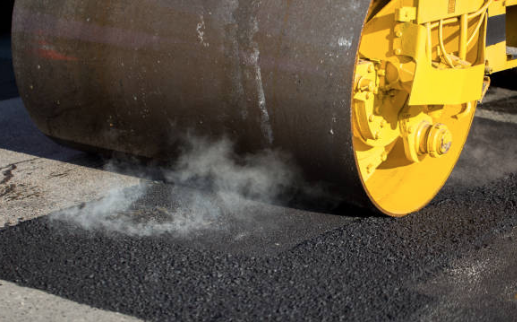 road compactor machine