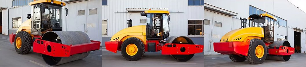 single drum vibrating roller