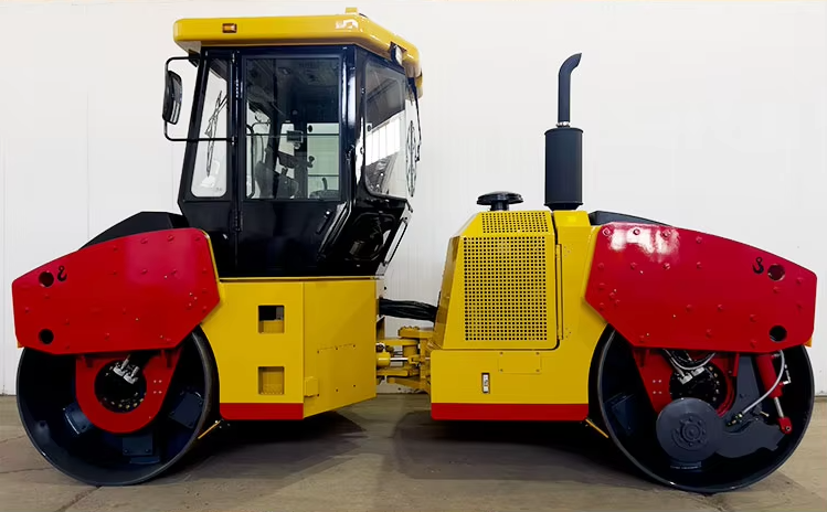 double drum vibrating roller