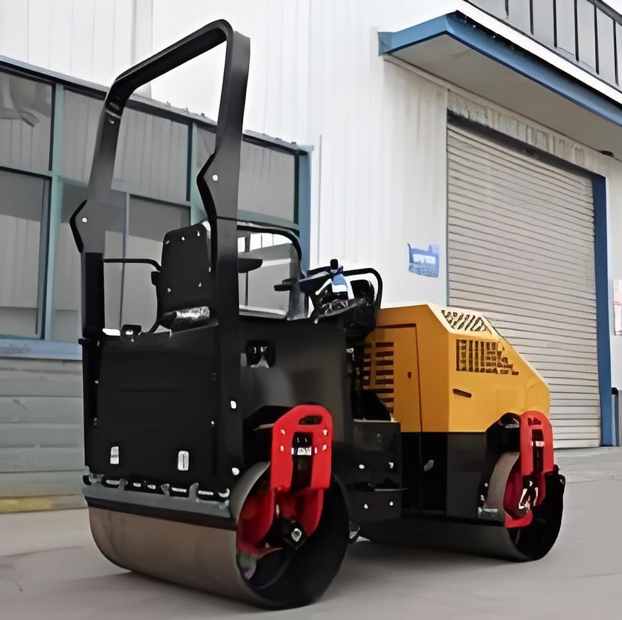 3 ton double drum roller