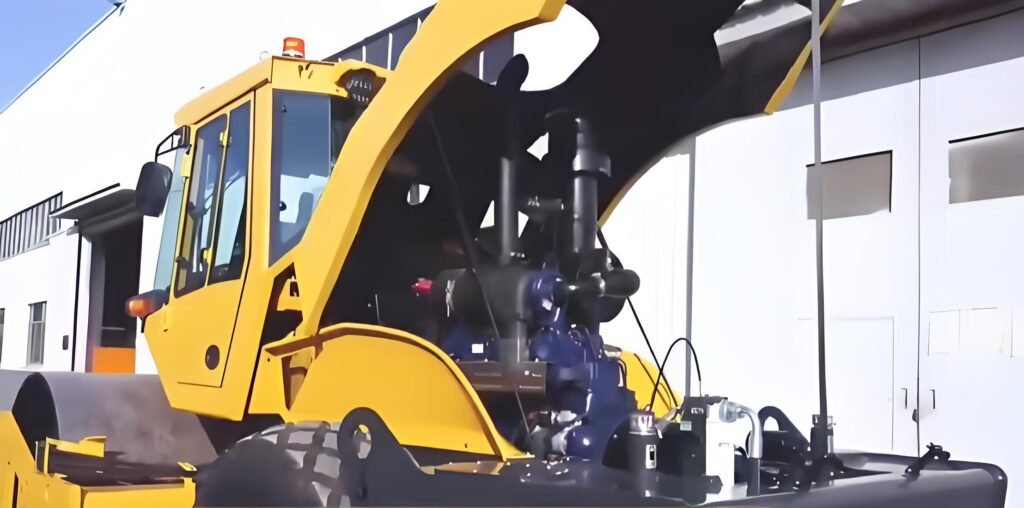 road construction roller vibrating drum roller