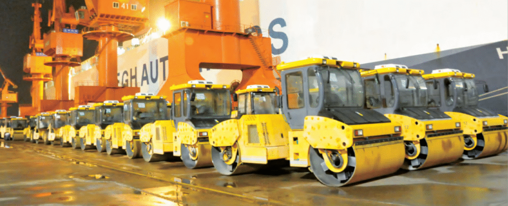 vibratory tandem roller exporting to Australia