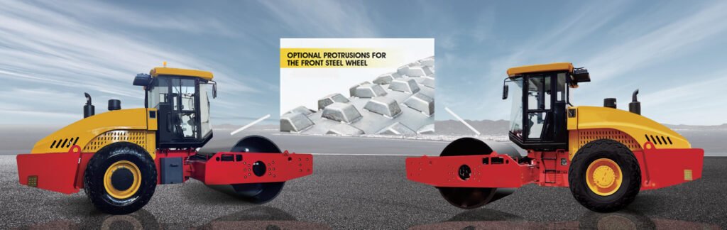 Full Hydraulic Vibro Road Roller:single drum roller (Dual Drive))