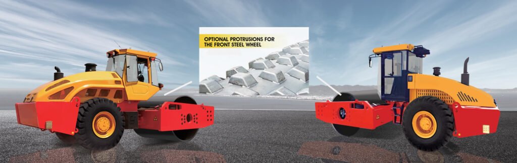 Full Hydraulic single drum vibratory roller (Dual Drive)