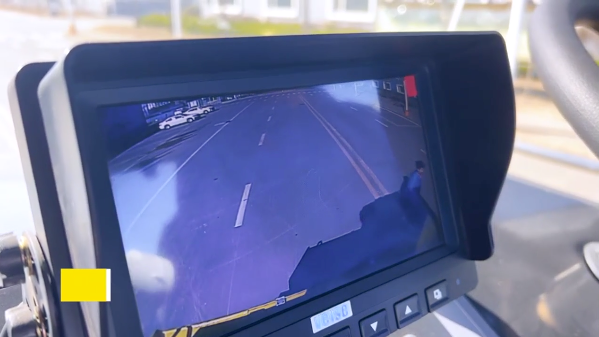 pneumatic road roller Rearview camera