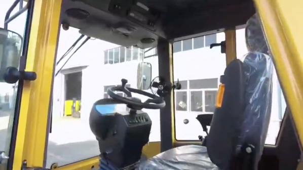 WS166D Single Drum Road Roller Interior of the Cab