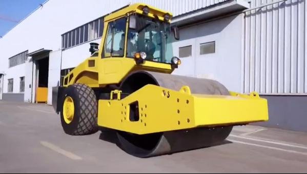 single drum vibrating roller