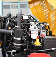 mini road roller YANMAR engine