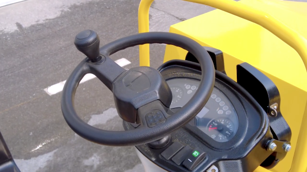 WD04 mini vibratory road roller steer wheel