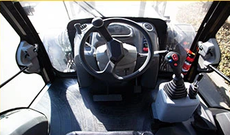 WDE105 front loader and backhoe