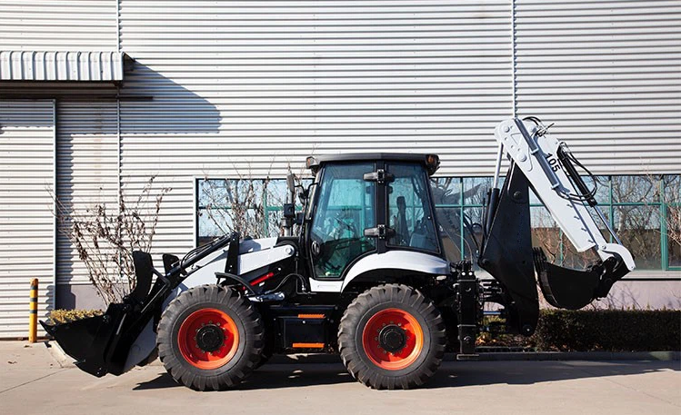 WDE105 backhoe loader and excavator