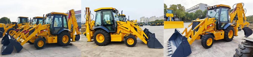 WDE20 loader and excavator backhoe loader