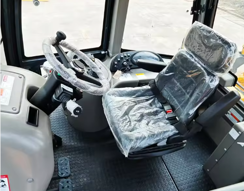 WDE20 backhoe and loader tractor cab