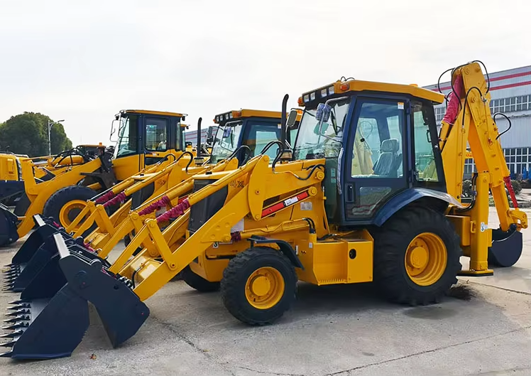 WDE20 backhoe and loader tractor