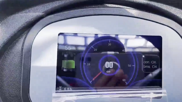 electric wheel loader intuitive control interface