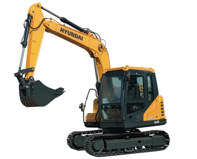 7 ton excavator Hyundai R75BVS 75 excavator