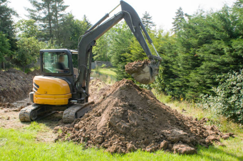 mini excavator vs skid steer
