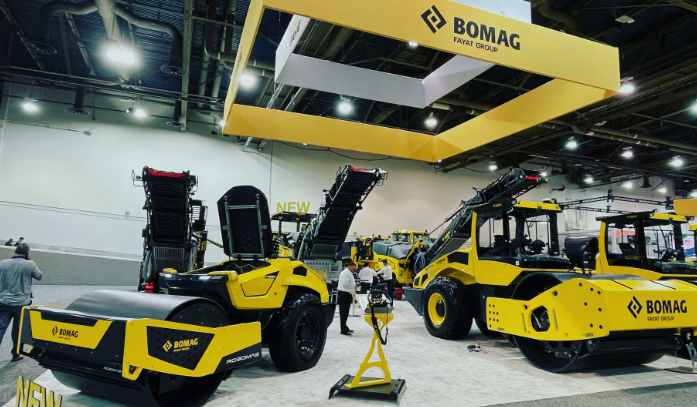 Bomag road roller equipment