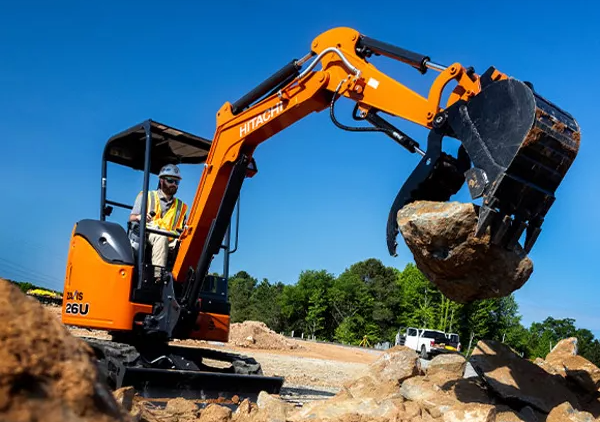 Hitachi mini excavator ZX26U-5