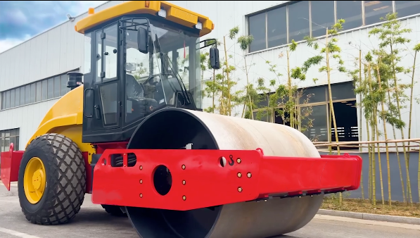 single drum vibrating smooth wheeled rollers