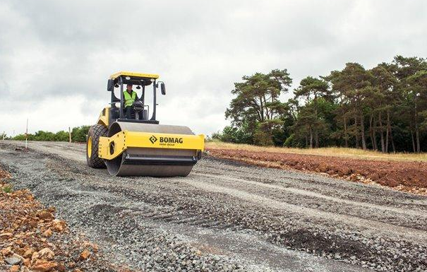 road roller machine
